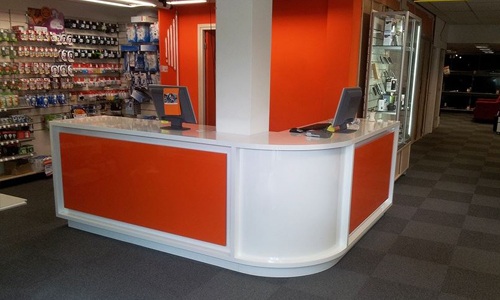 Toonbank voor winkel of salon